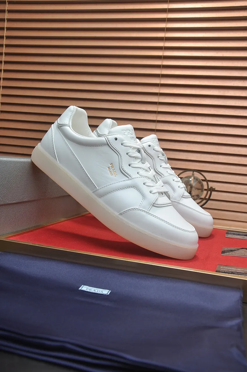 Men's shoes 💰580💶 [PRADA] Top original items, new seasonal styles, high-quality original items, top-grade high-mercerized cowhide combined with original breathable fabric + imported glue, imported stretch fabric inside with original cowhide feet, original thick outsole! Quality guaranteed! Code 38-45 (45 customized)